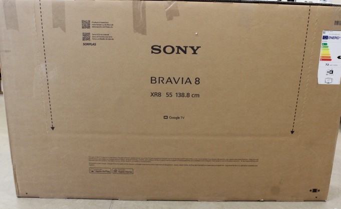 SALE OUT. Sony K55XR80PAEP Bravia 8 - 55 - Smart TV - Google TV - 4K UHD - Black - DAMAGED PACKAGING