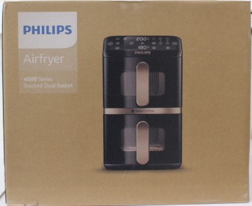 SALE OUT. Philips NA462/80 Airfryer 4000 Series Dual Basket, 10 L - Philips Airfryer, Dual Basket - NA462/80 4000 Series - Capacity 10 L - Power 2750 W - RapidAir - Silk White/Beige - DAMAGED PACKAGING
