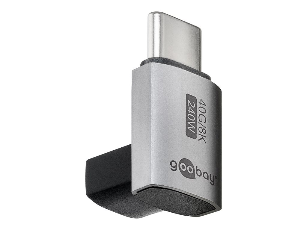 Goobay USB-C Adapter Vertical 90° Short, USB4 - 74444