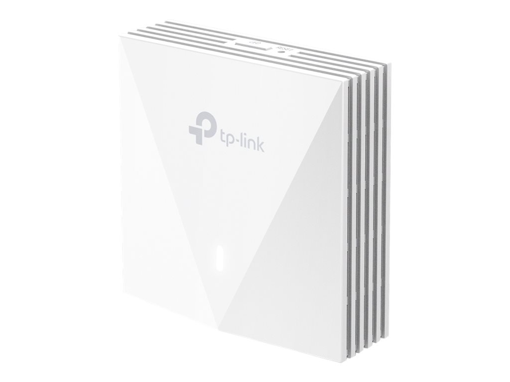 TP-LINK AX3000 Wall Plate WiFi 6 Access Point - EAP650-Wall - 802.11ax - 2.4 GHz/5 GHz - 10/100/1000 Mbit/s - Ethernet LAN (RJ-45) ports 2 - MU-MiMO No - PoE in