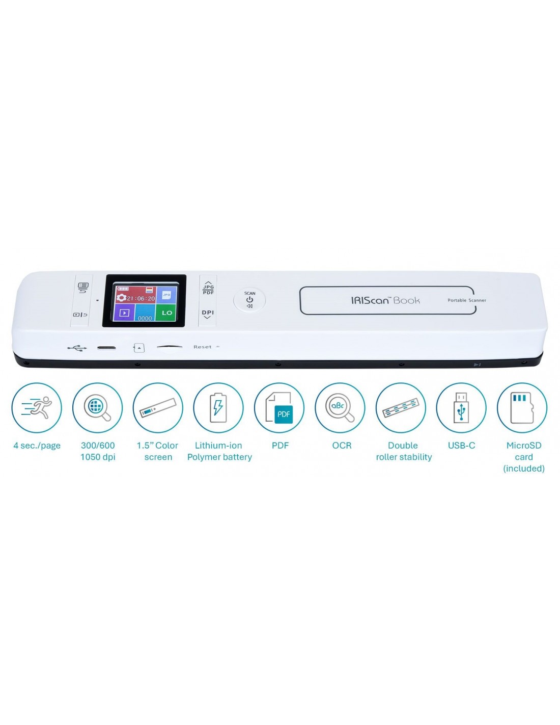 IRIS IRIScan Book 7 - Handheld Scanners