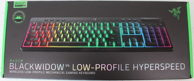 SALE OUT. Razer BlackWidow V4 Low-profile HyperSpeed (Green Switch) - US Layout - SALE OUT. SALE OUT. Razer BlackWidow V4 Low-Profile HyperSpeed - Keyboard - Wireless - US - Bluetooth - Green Switches - Black - DEMO