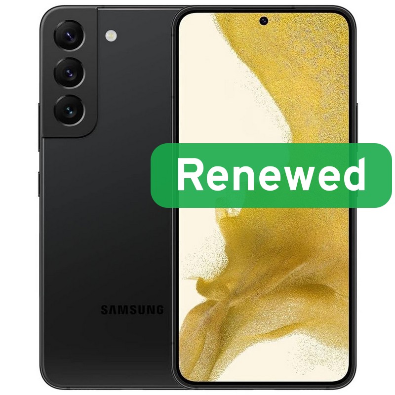Samsung Renewed Grade B - Galaxy S22 - Phantom Black - 6.1 " - 128 GB - 5G