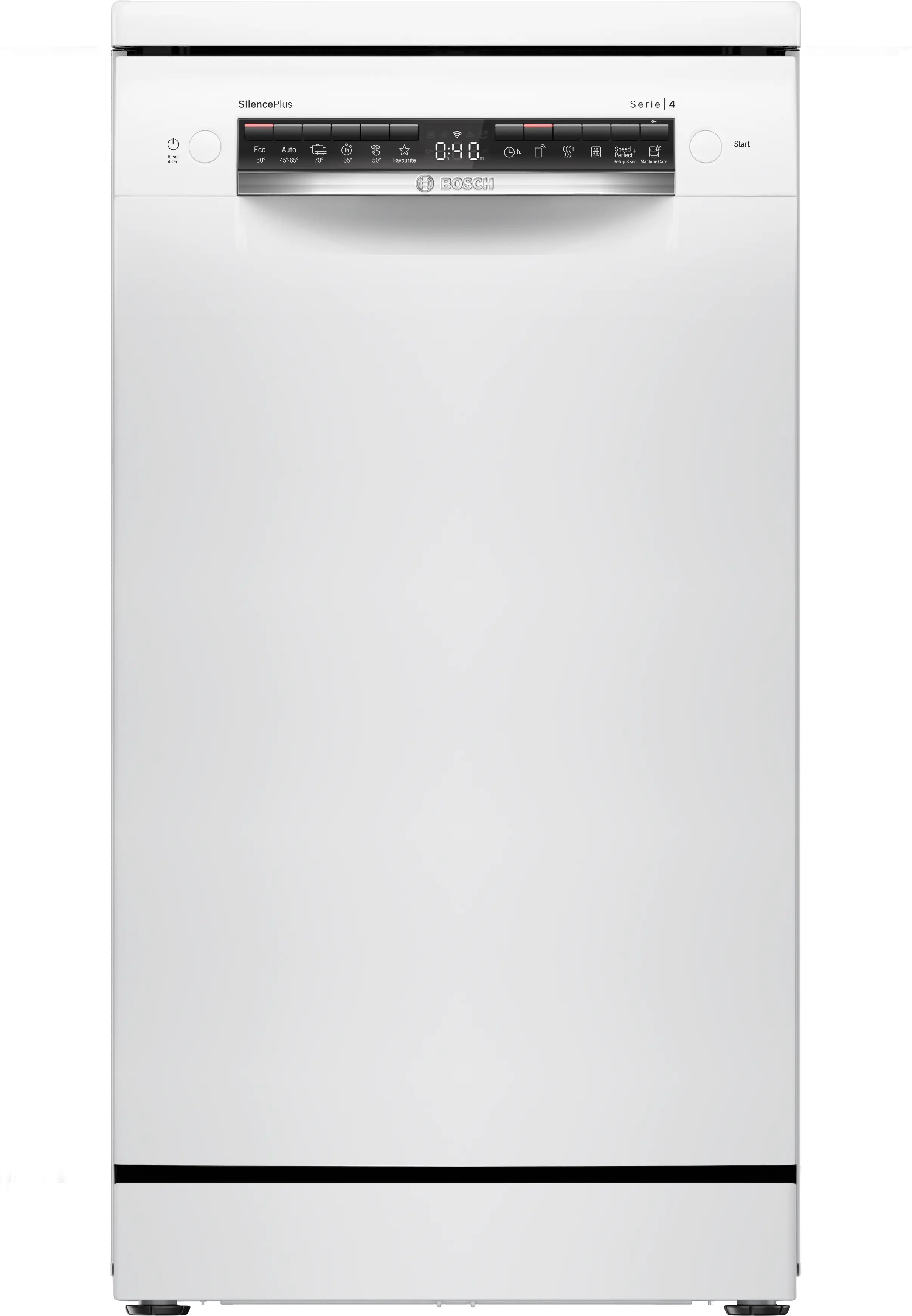BOSCH Free standing Dishwasher SPS4HMW13E, Energy class D, 45cm, White