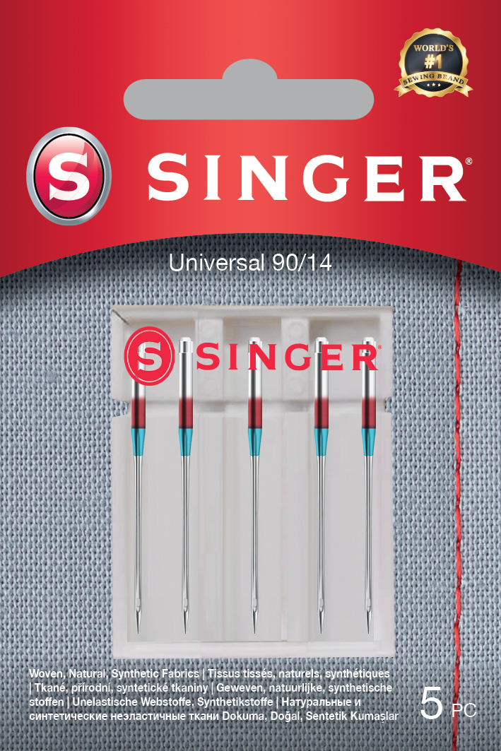 Singer - Universal Needle for Woven Fabrics 90/14 5PK