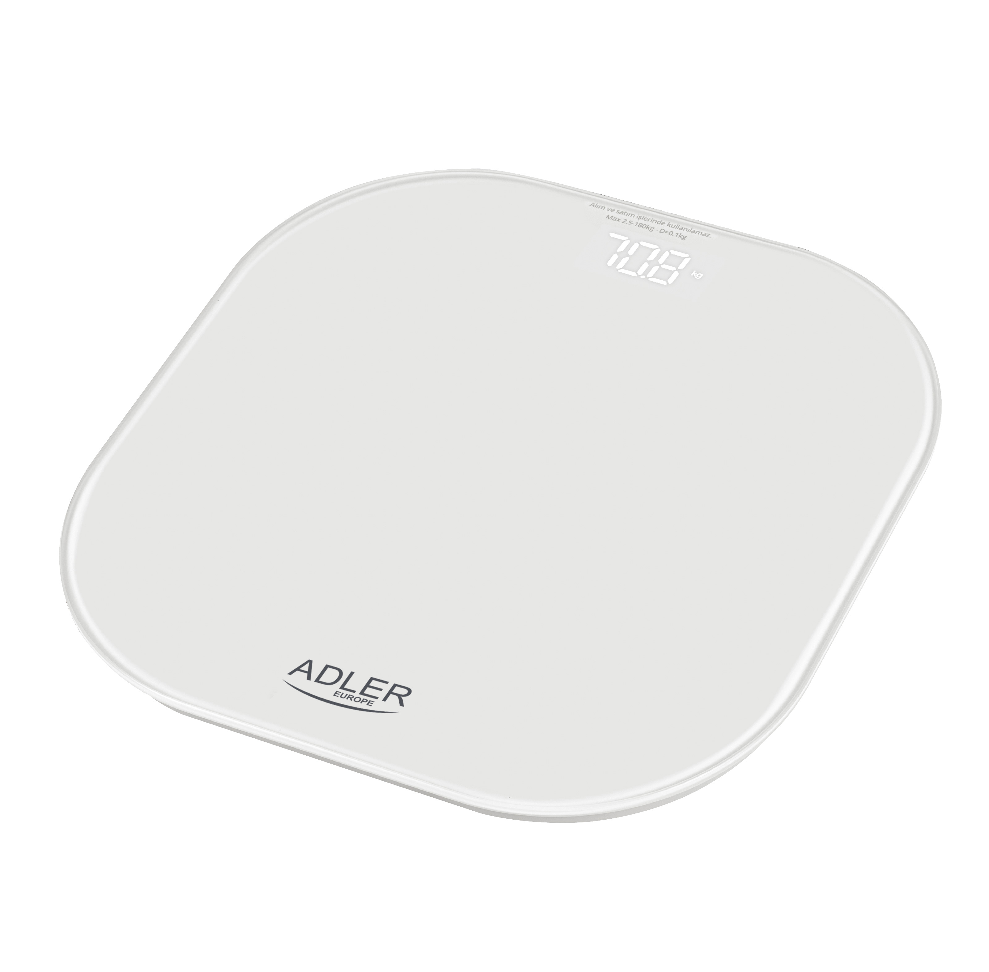Adler Bathroom Scale - AD 8188 - Maximum weight (capacity) 180 kg - Accuracy 100 g - White