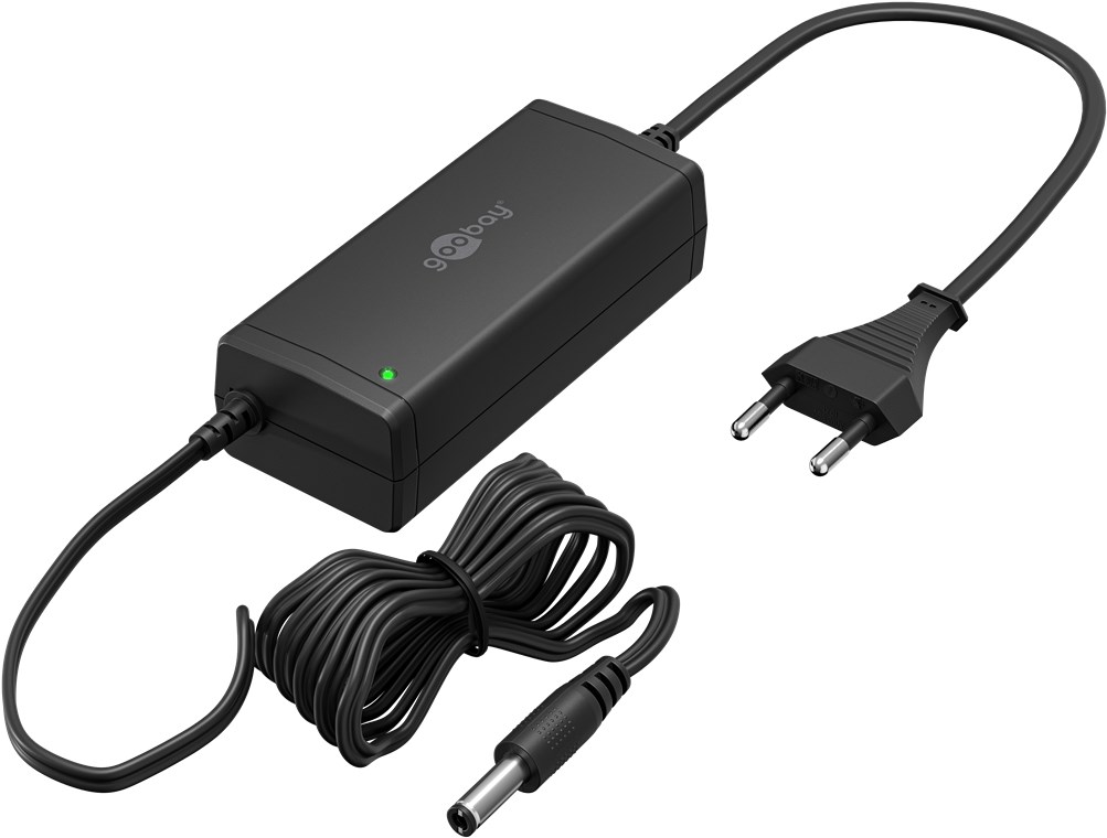 Goobay 12 V Power Supply (36 W/3.0 A), Black - 64980