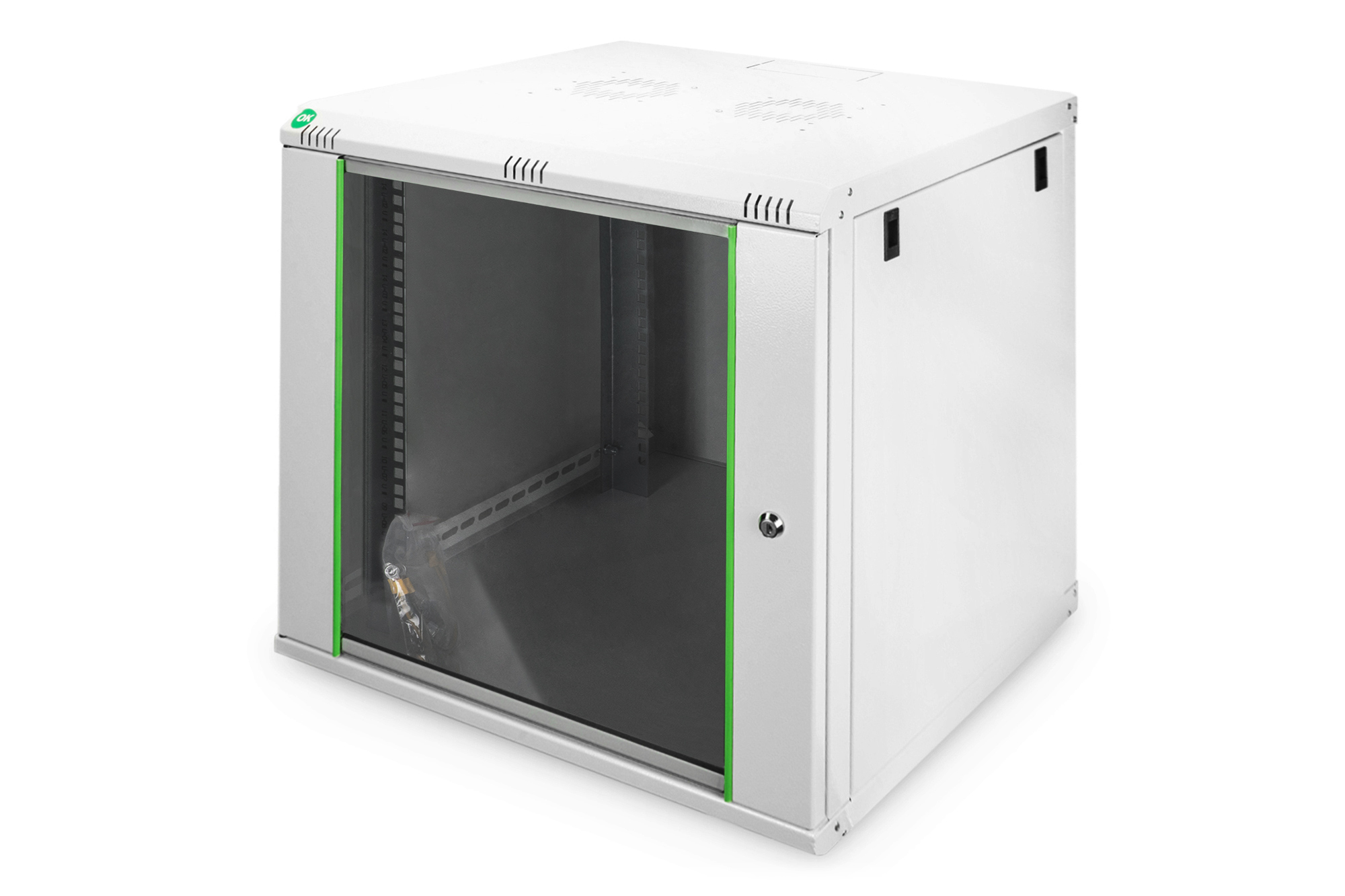 Digitus Wall Mounting Cabinet - DN-19 12U-6/6-EC - Light Grey