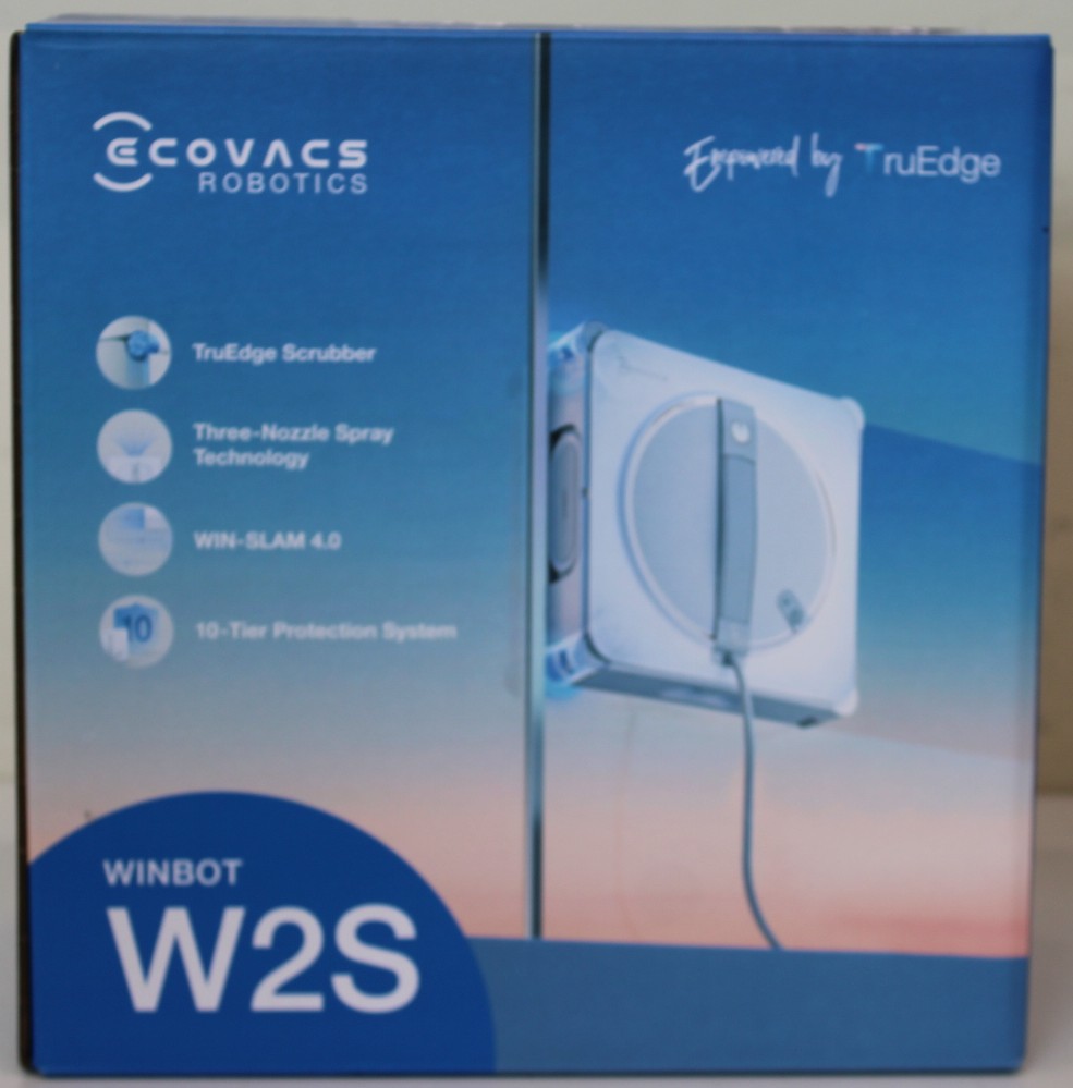 SALE OUT. - Ecovacs Window Cleaning Robot - WINBOT W2S - Corded - 8000 Pa - White - DEMO