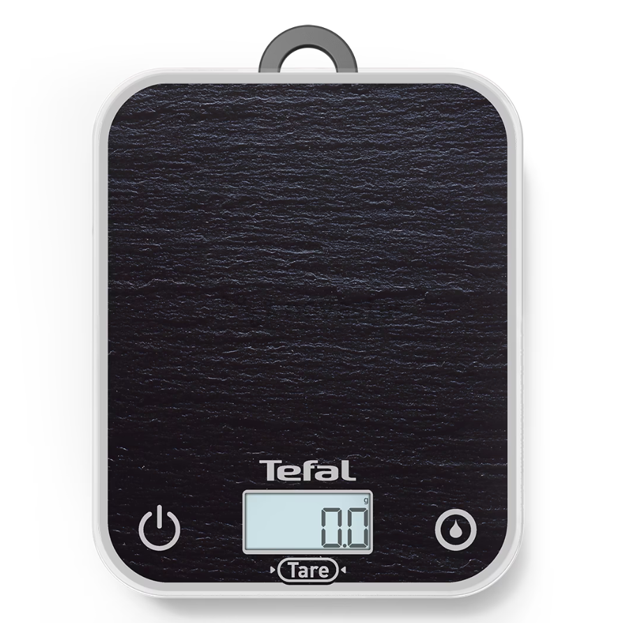 TEFAL Kitchen Scale - BC50D2V0 Optiss - Maximum weight (capacity) 5 kg - Display type LCD - Black