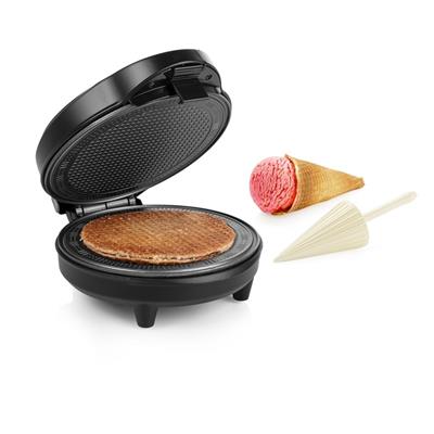 Tristar - Waffle maker - WF-1170 - 700 W - Number of pastry 1 - Ice Cone - Black
