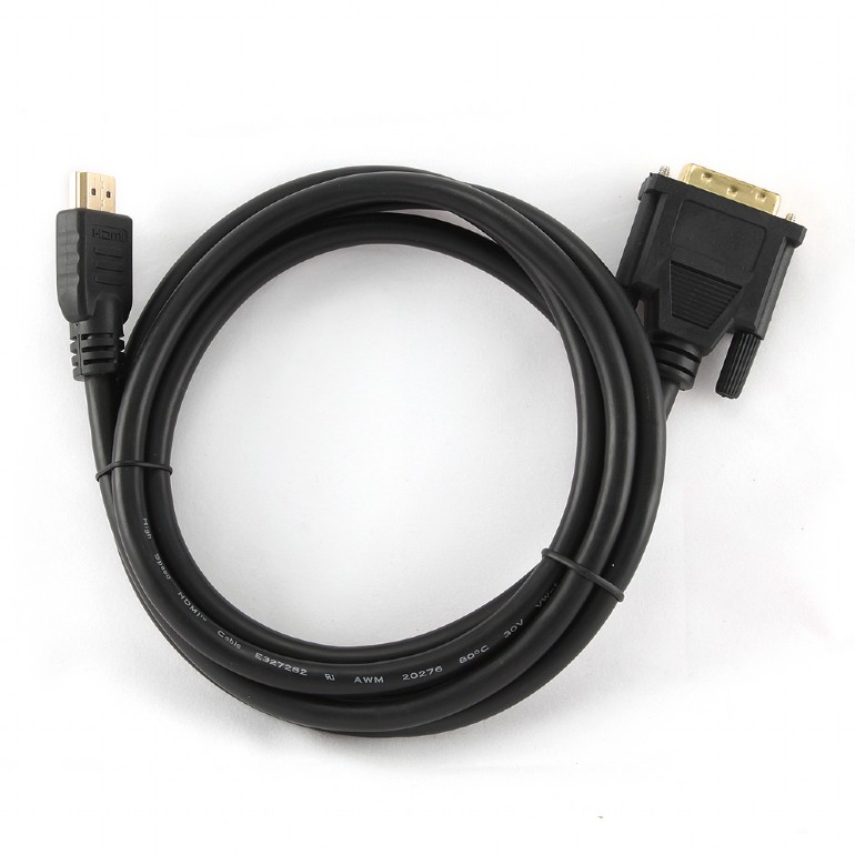 Gembird monitoriaus kabelis HDMI/DVI-DM (18+1) 1.8m - Cablexpert - HDMI to DVI-D - 1.8 m