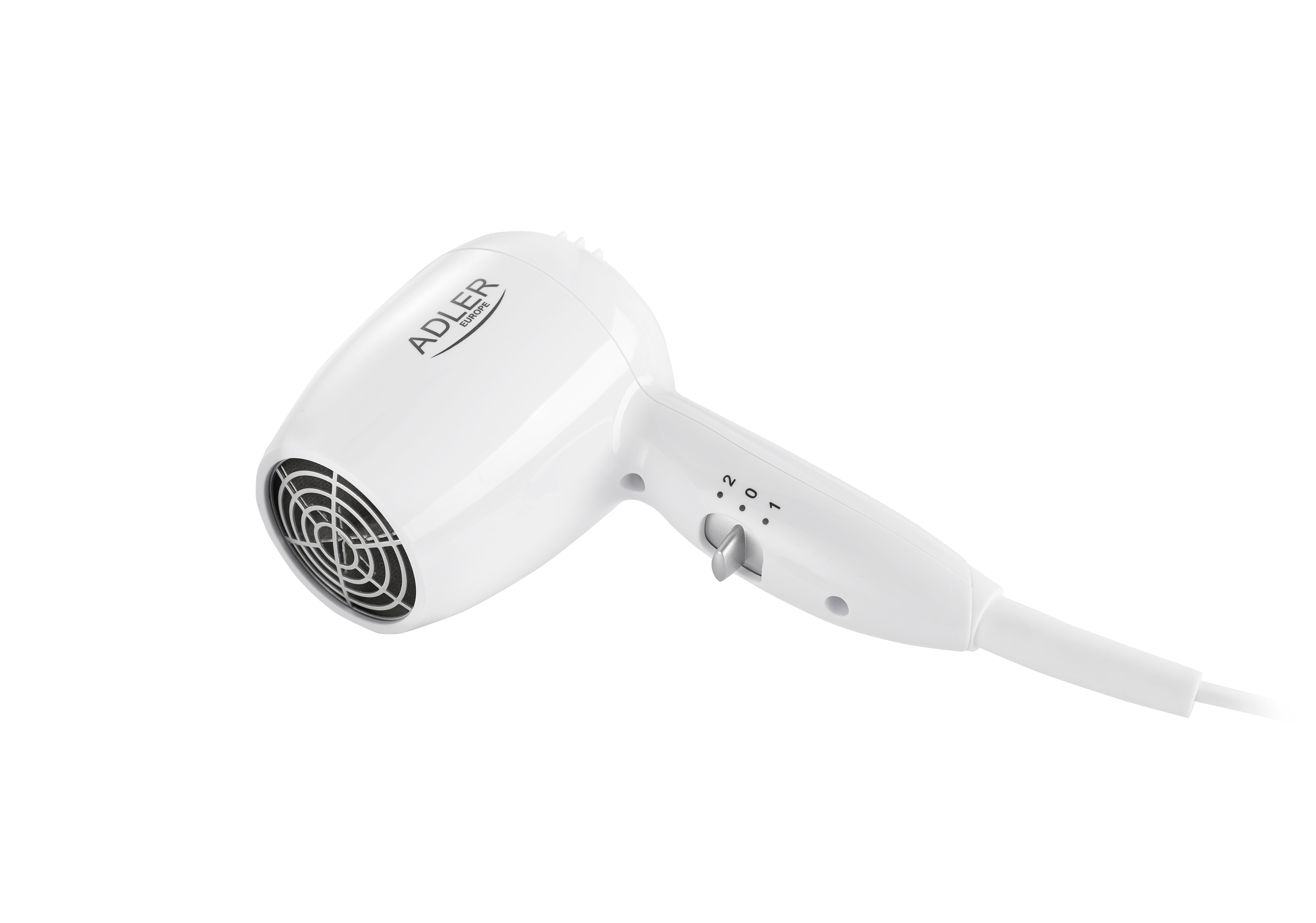 Adler - Hair dryer for hotel and swimming pool - AD 2252 - 1600 W - Number of temperature settings 2 - White