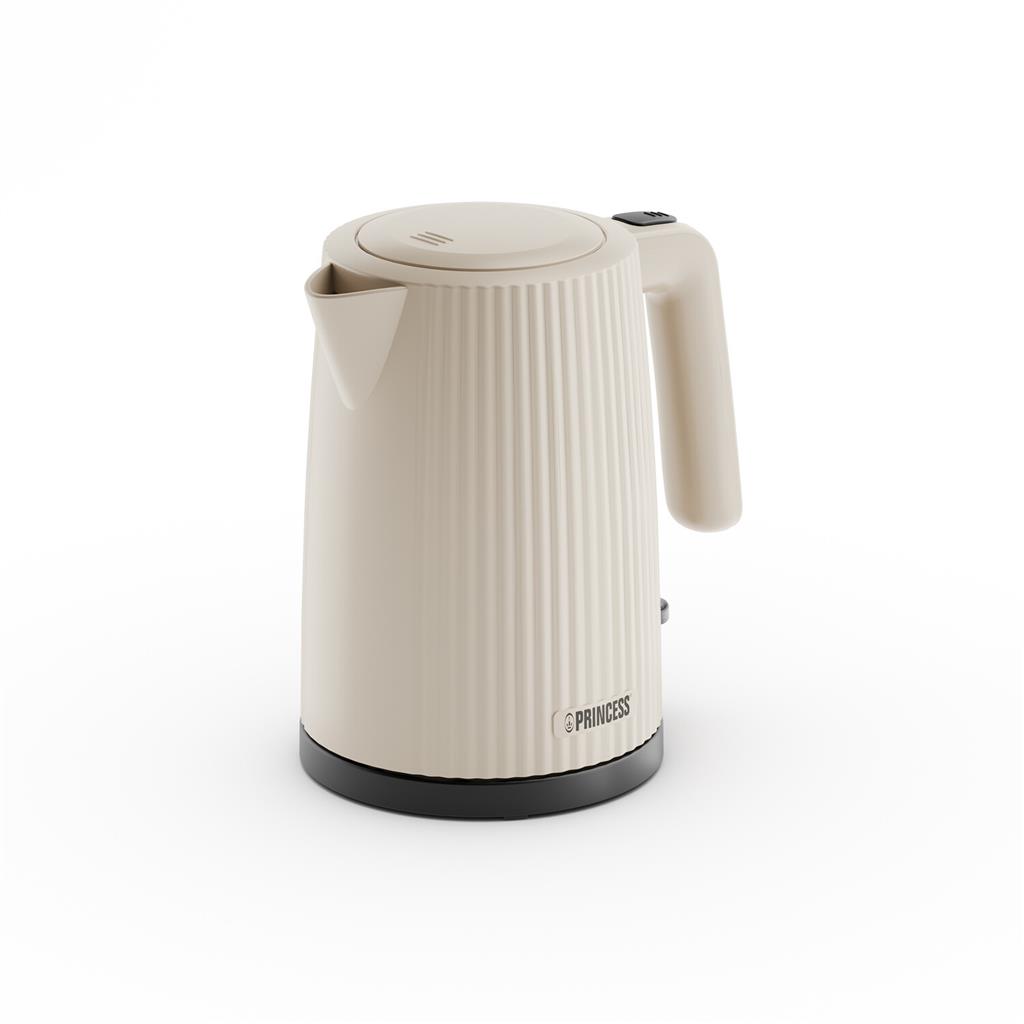 Princess Kettle - 236048 Wave - Electric - 2200 W - 1.7 L - Plastic - 360° rotational base - Brown
