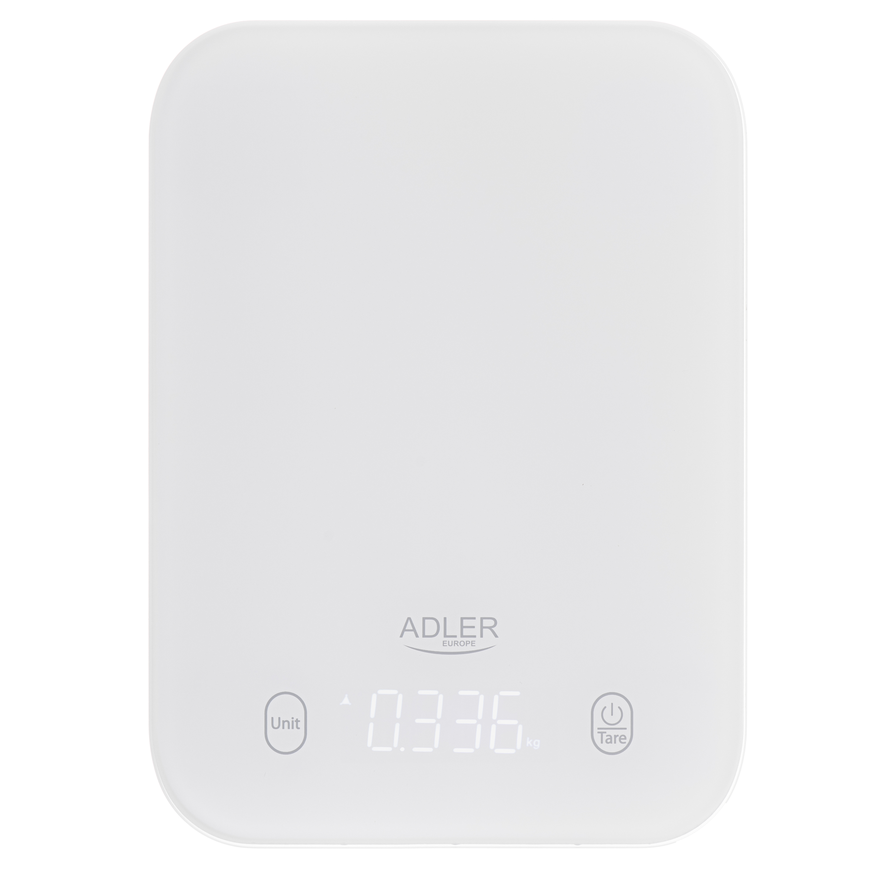Adler Kitchen Scale - AD 3181w - Graduation 1 g - Display type LED - White