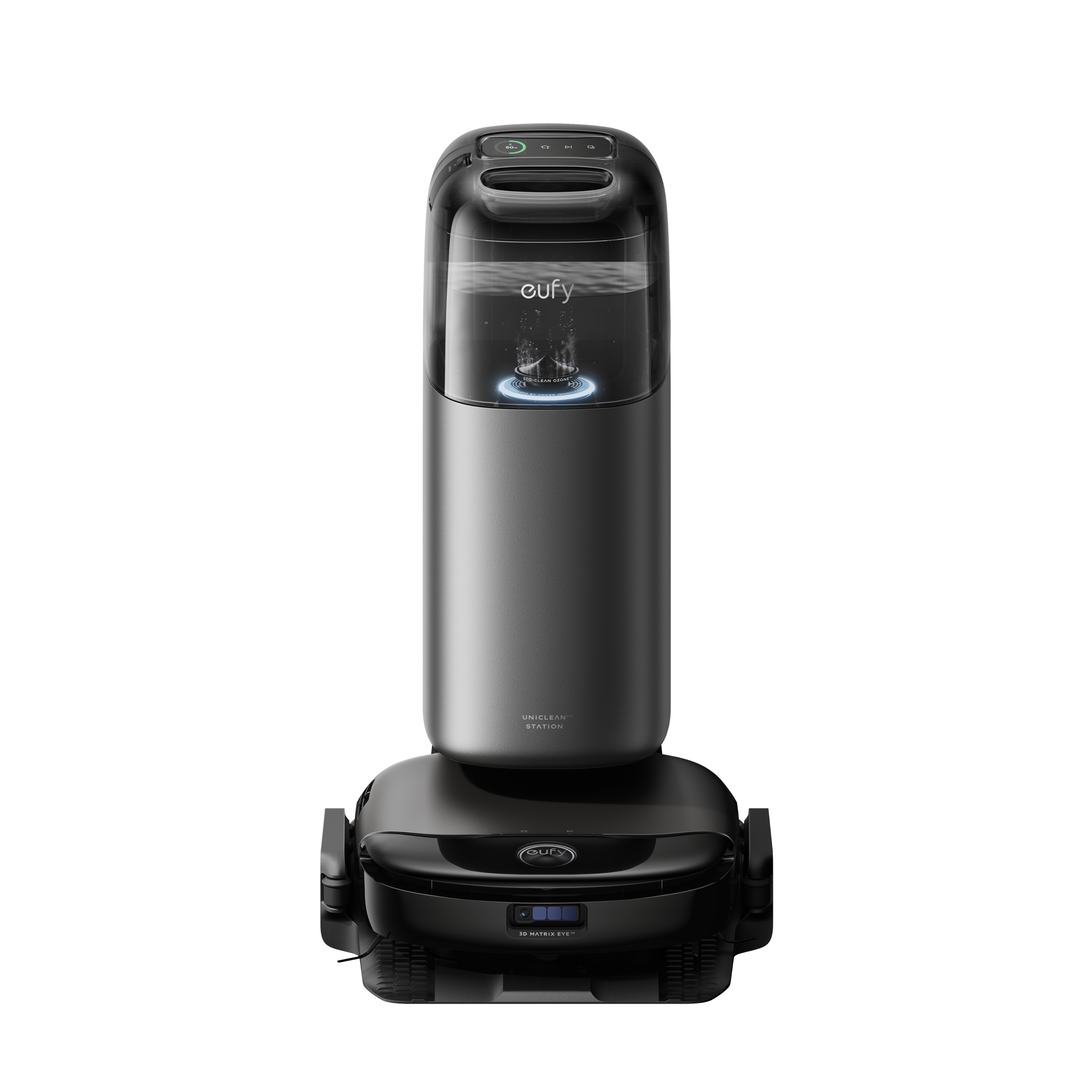 Anker Eufy - Robot Vacuum Cleaner with All-in-One Station - Omni S1 - Wet&Dry - Operating time (max) 216 min - 4600 mAh - 8000 Pa - Gray