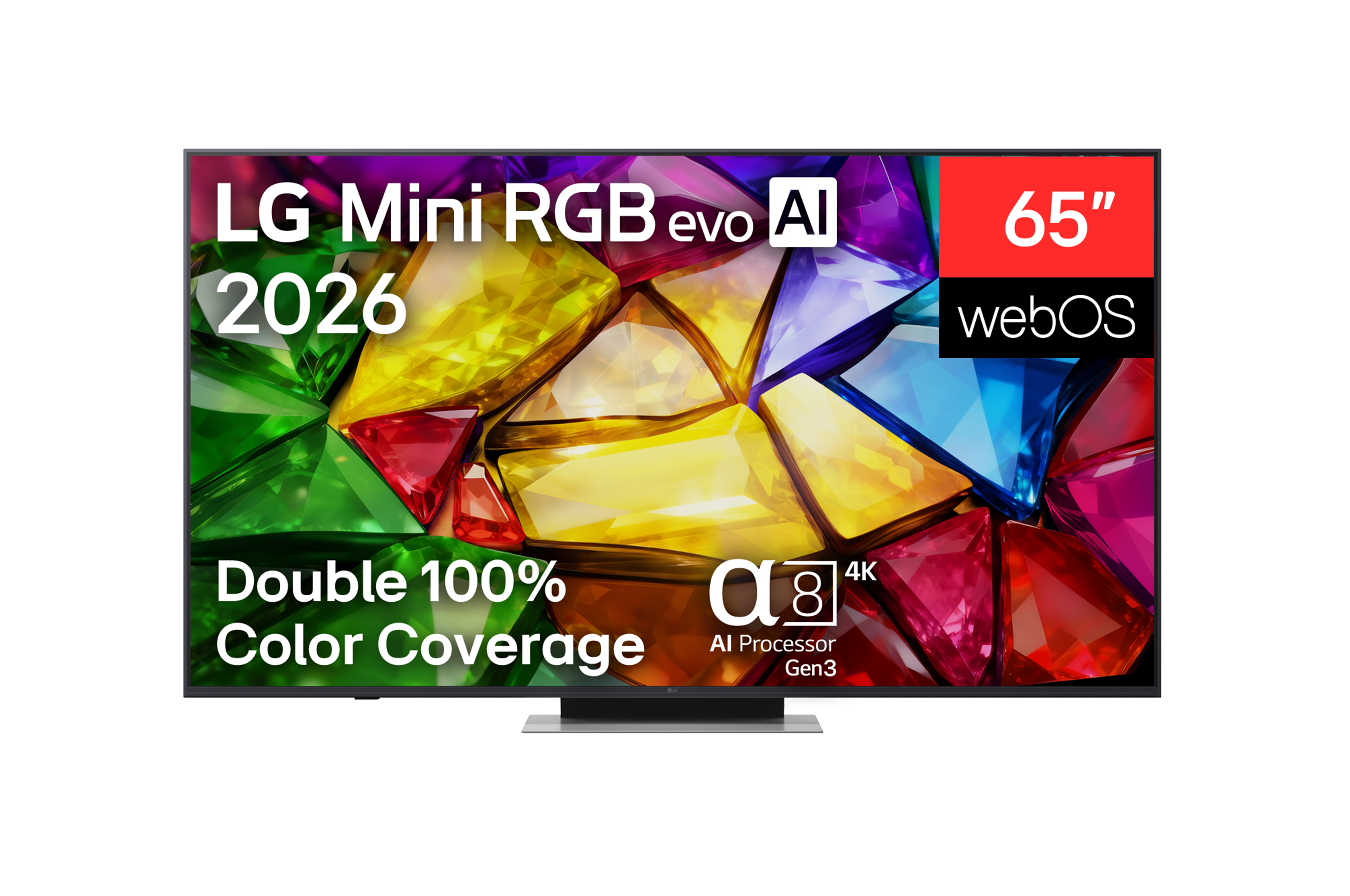 LG 65MRGB87B3B 65" (164 cm) 4K Mini RGB evo Smart TV - LG
