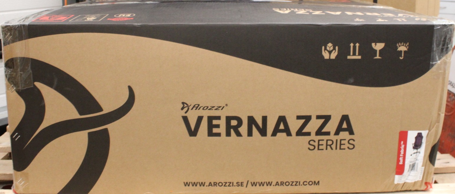 SALE OUT.  Arozzi Vernazza SoftFabric - Arozzi - Gaming Chair - Frame material: Metal; Wheel base: Aluminium; Upholstery: Soft Fabric - Purple - DAMAGED PACKAGING - 24 month(s)