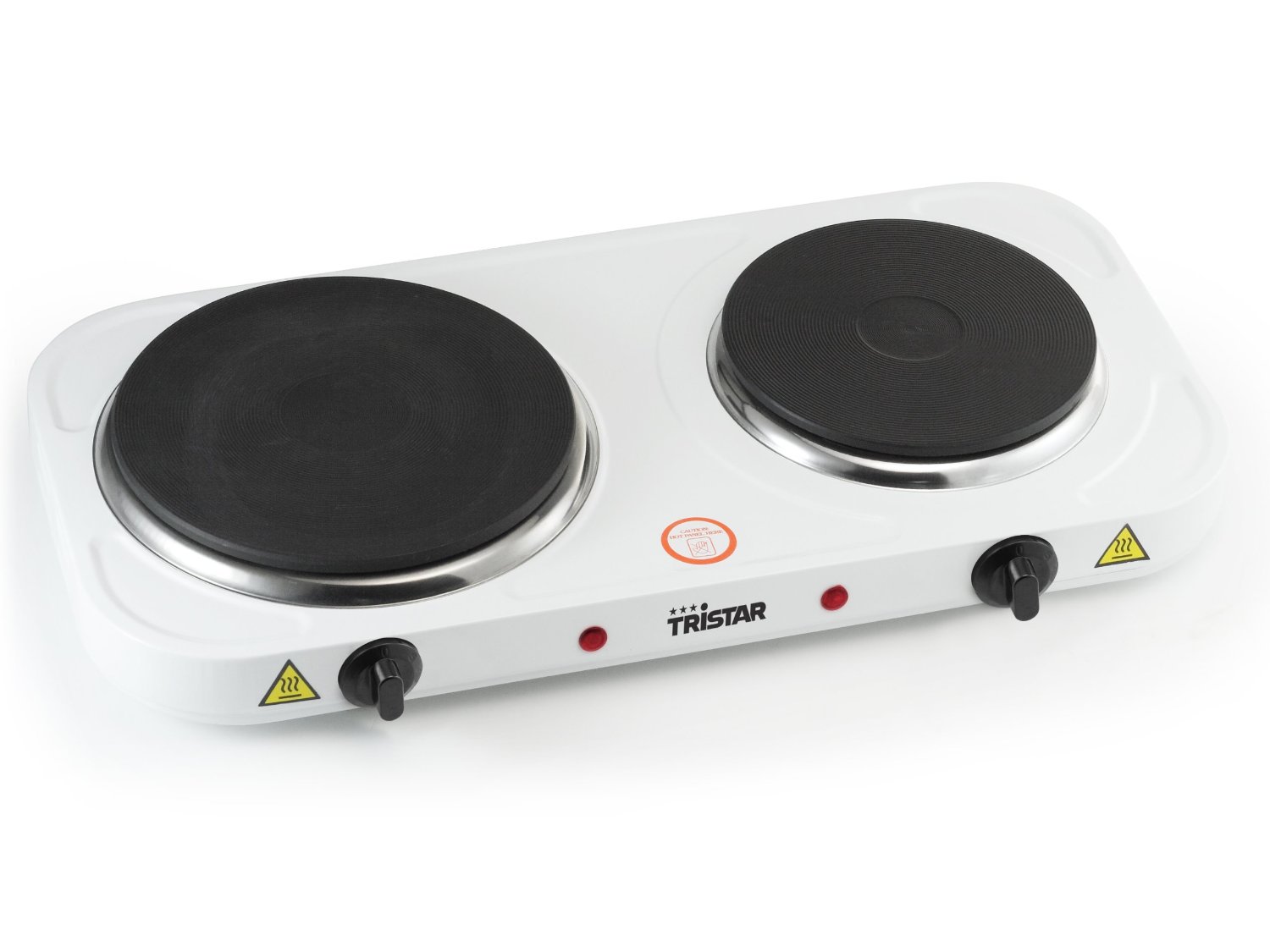 Tristar - Free standing table hob - KP-6245 - Number of burners/cooking zones 2 - Rotary - Electric - White