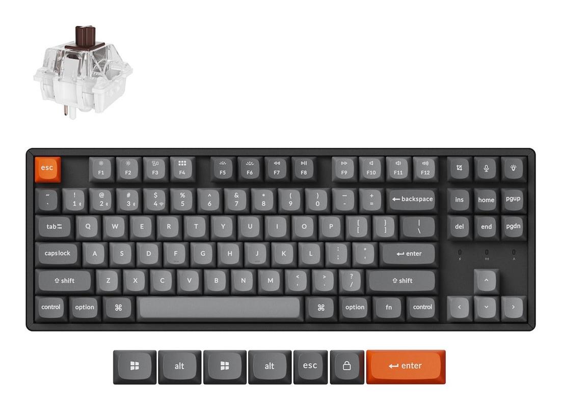 KEYBOARD WRL K8 MAX RGB/BLACK K8M-J3 KEYCHRON