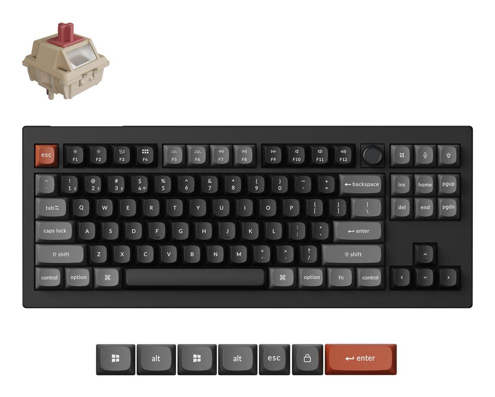 KEYBOARD WRL V3 ULTRA/BLACK V3U-D1 KEYCHRON