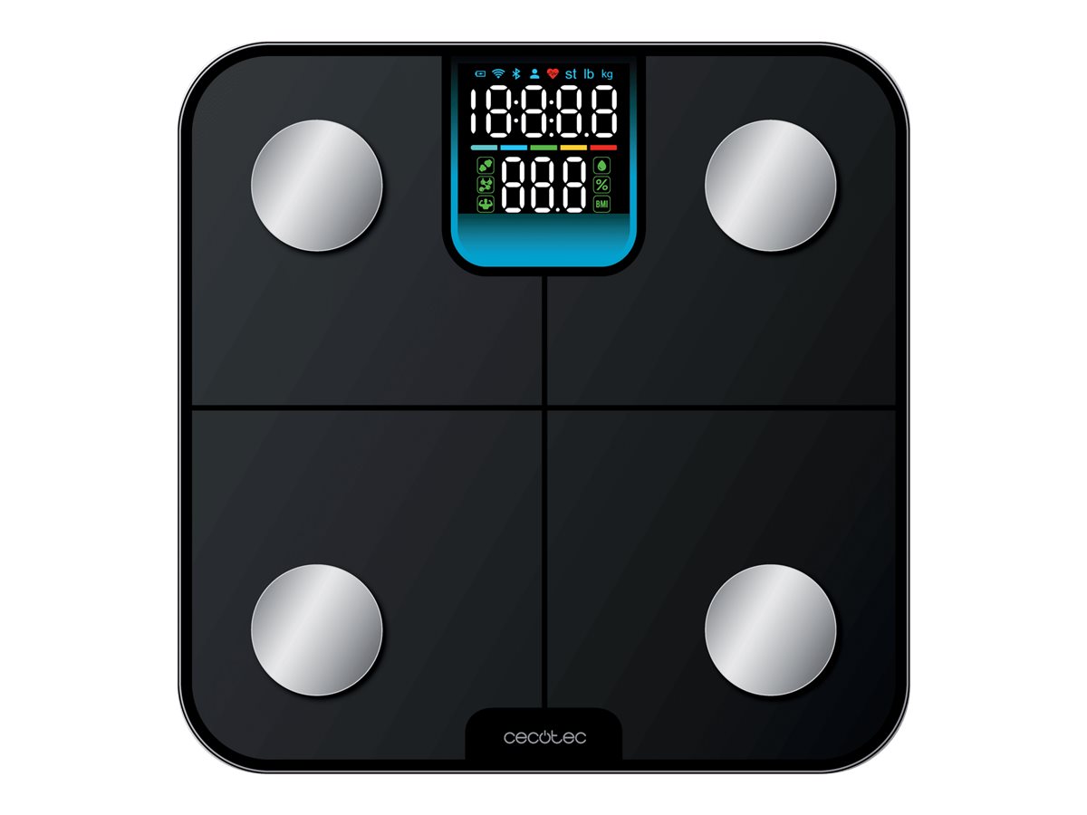 Cecotec Bathroom scales - Surface Precision HealthySmart - Maximum weight (capacity) 180 kg - Body Mass Index (BMI) measuring