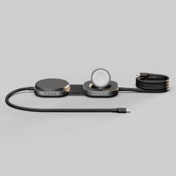 ZENS CHARGING CABLE USB C-C PRO 3 BLACK