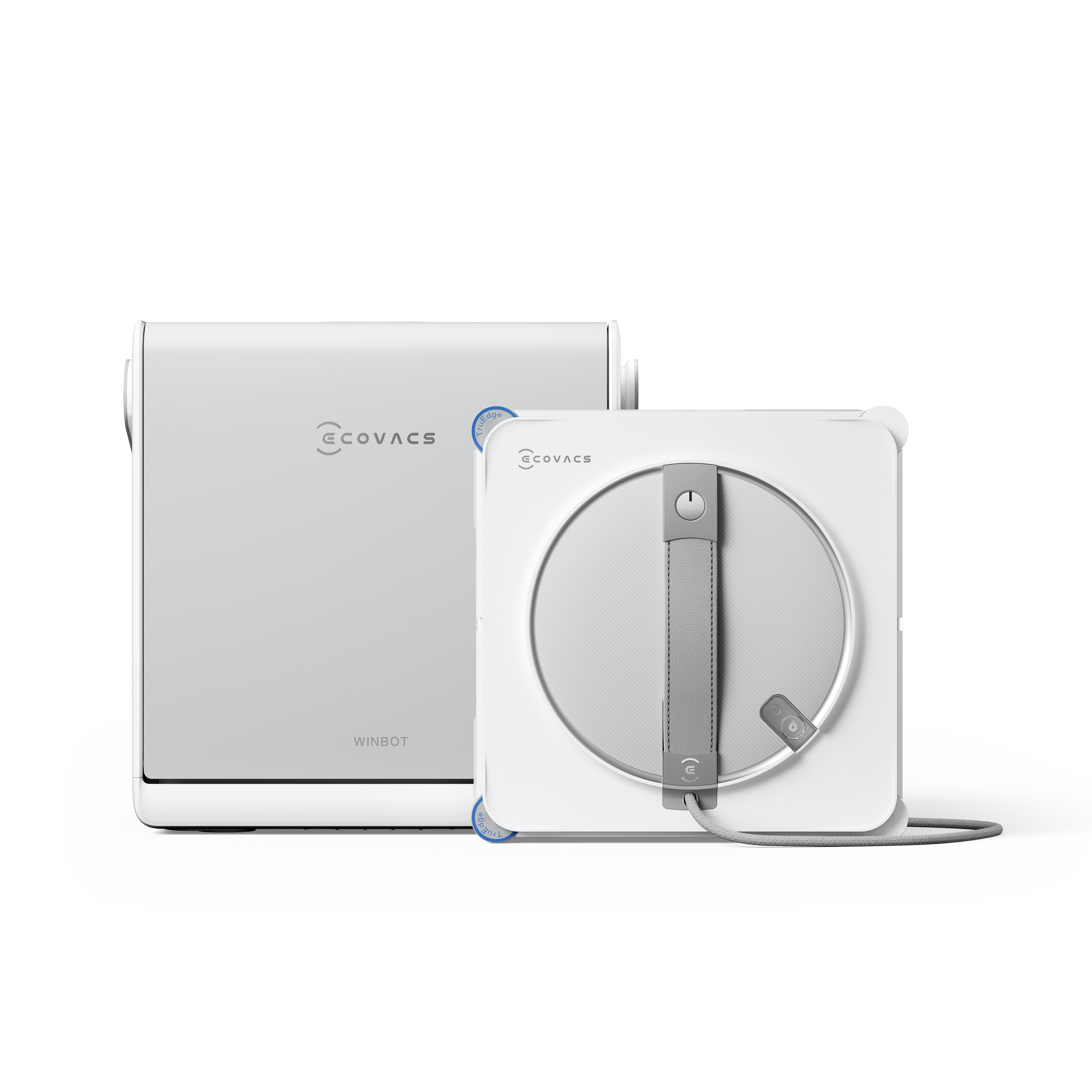 Ecovacs - Window Cleaning Robot - WINBOT W2S OMNI - Corded - 8000 Pa - White