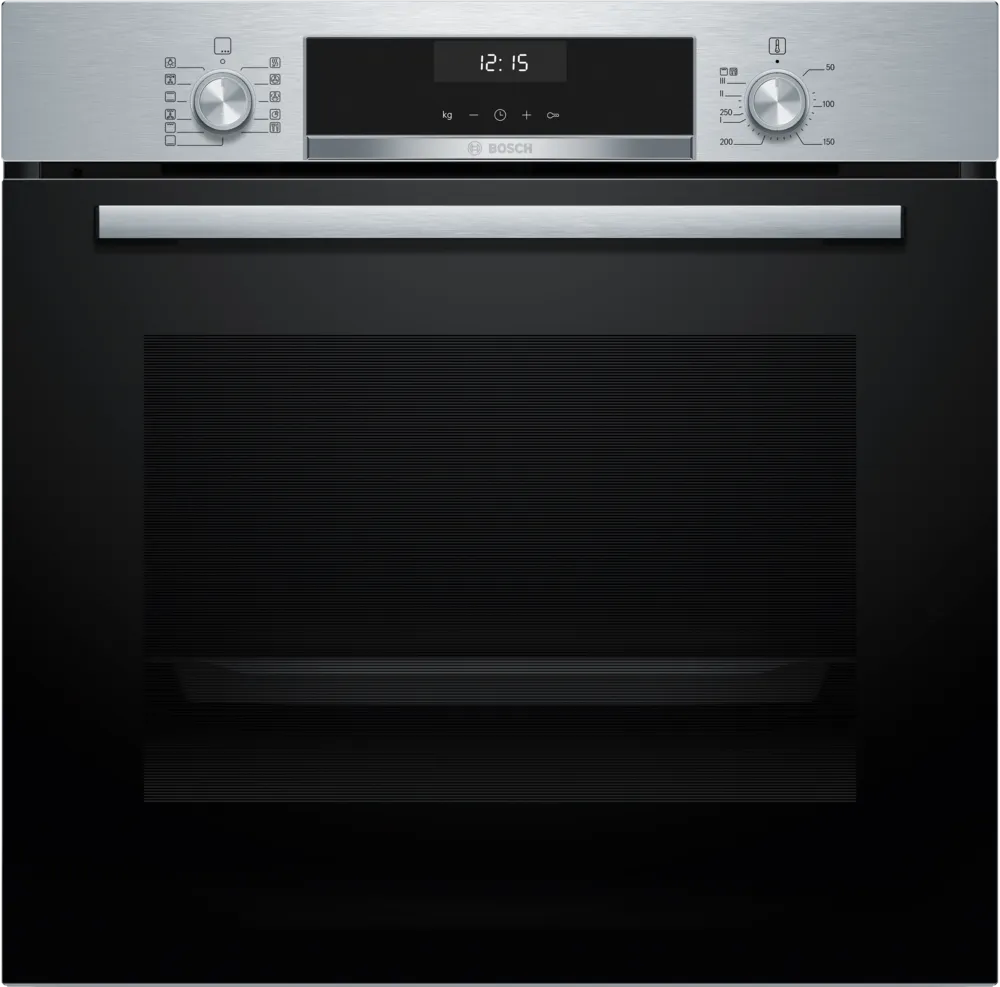 Bosch Oven - HBG517CS4 - 71 L - Electric - Hydrolytic - Control knob - Height 59.5 cm - Width 59.4 cm - Stainless steel