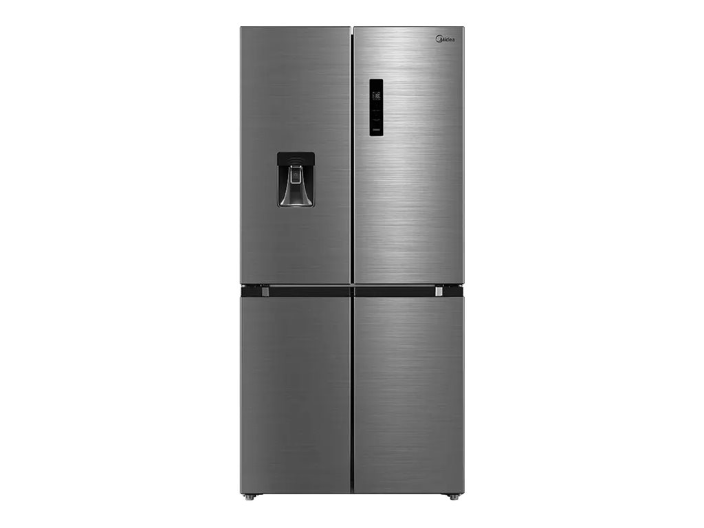 Midea Refrigerator - MDRM632FGD46W - Energy efficiency class D - Free standing - Height 177.5 cm - Side by Side - No Frost system - Fridge net capacity 301 L - Freezer net capacity 169 L - 37 dB - Stainless steel