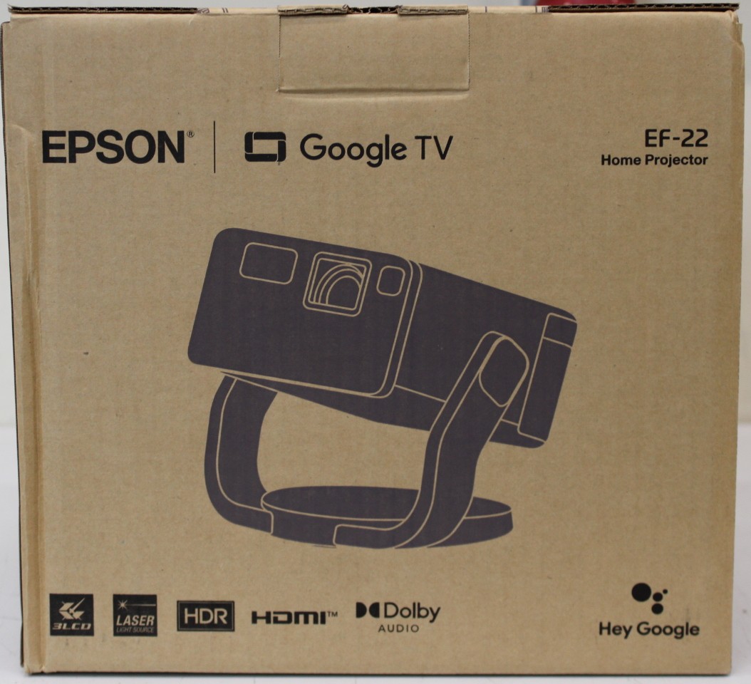 SALE OUT. Epson EF-22B Full HD Projector 1920x1080/1000Lm/16:9/5000000:1, Black - SALE OUT. Epson EF-22B - Full HD (1920x1080) - 1000 ANSI lumens - Black - DAMAGED PACKAGING