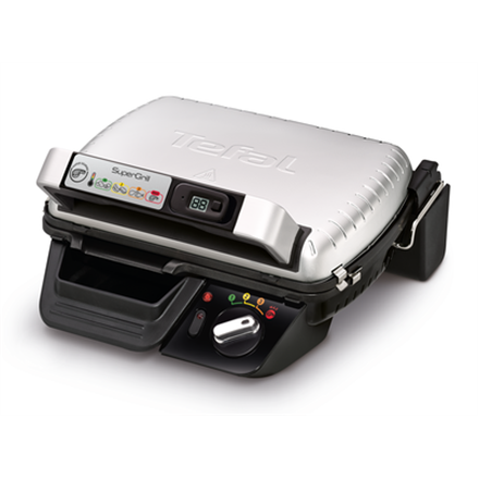 TEFAL - SuperGrill Timer Multipurpose grill - GC451B12 - Contact - 2000 W - Stainless steel