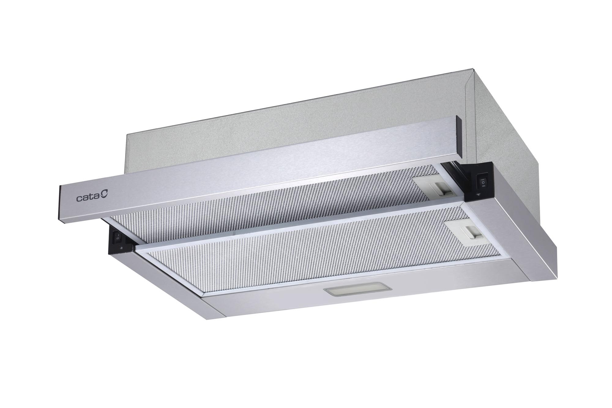 CATA - Hood - TFB-5160 X - Telescopic - Energy efficiency class C - Width 59.5 cm - 300 m³/h - Mechanical - CSLED - Stainless steel