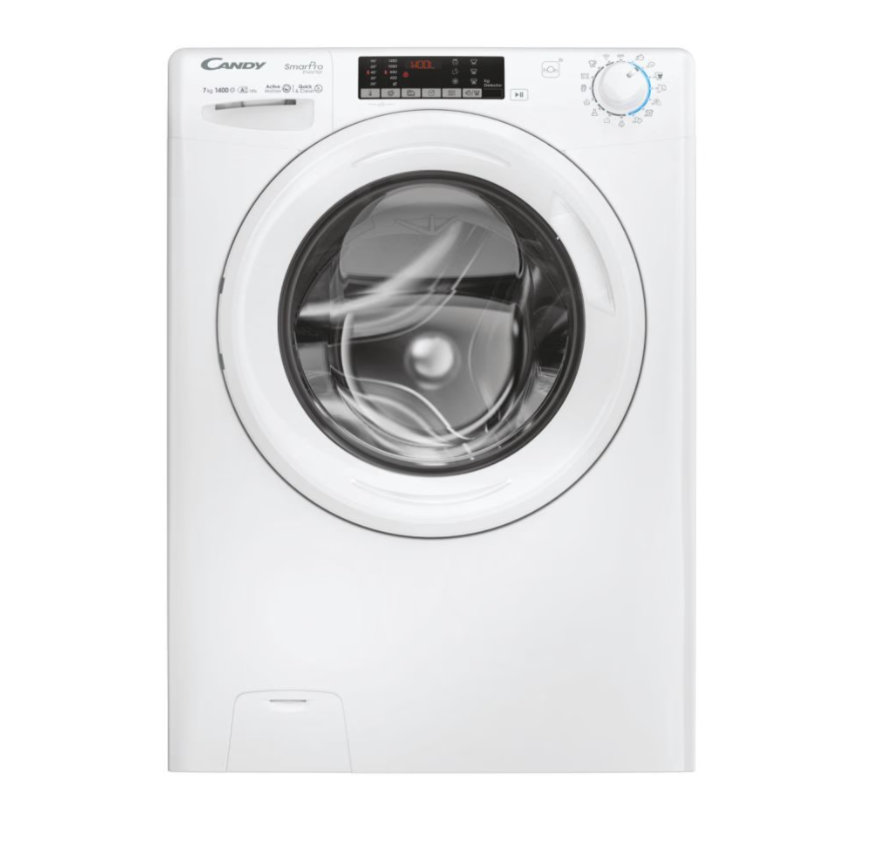 Candy - Washing Machine - CO 474TWM6/1-S - Energy efficiency class A - Front loading - Washing capacity 7 kg - 1400 RPM - Depth 49 cm - Width 60 cm - Digital - Wi-Fi - White