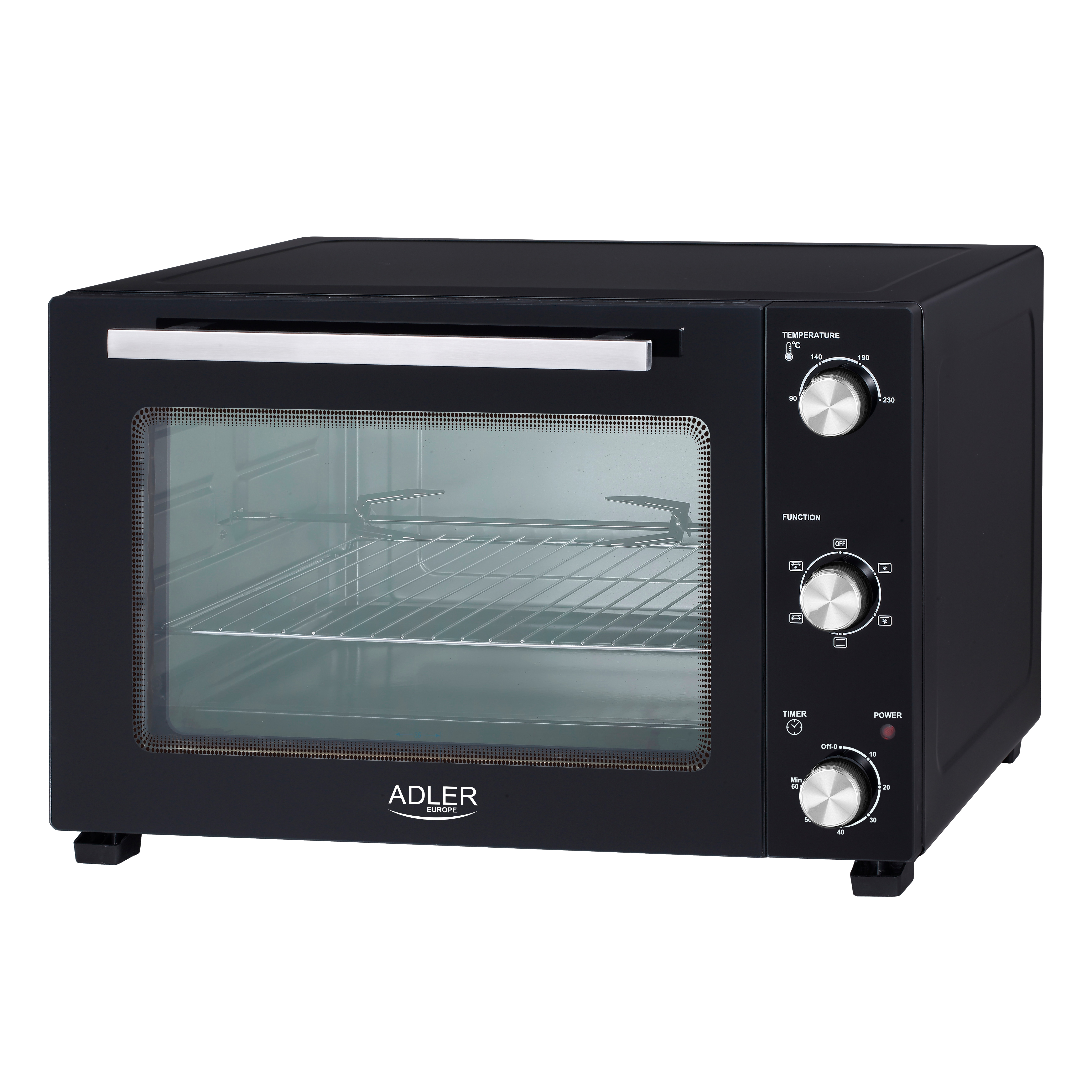 Adler Electric oven - AD 6026 - 48 L - 1800 W - Black