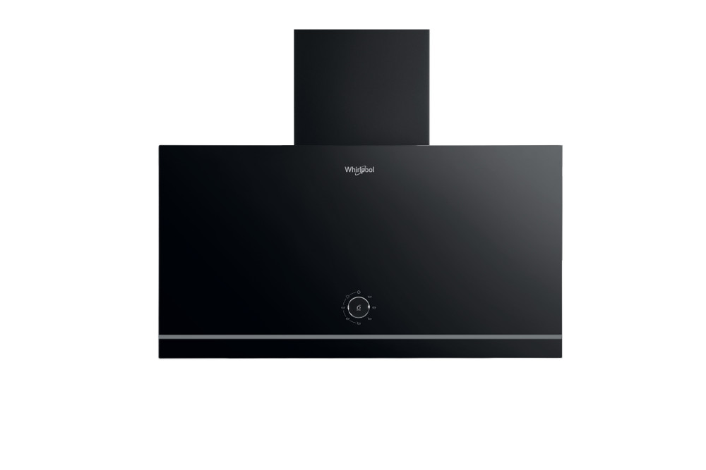 Whirlpool Hood - WHVA 62F LM K - Wall mounted - Energy efficiency class A - Width 59.8 cm - 485 m³/h - Mechanical - LED - Black