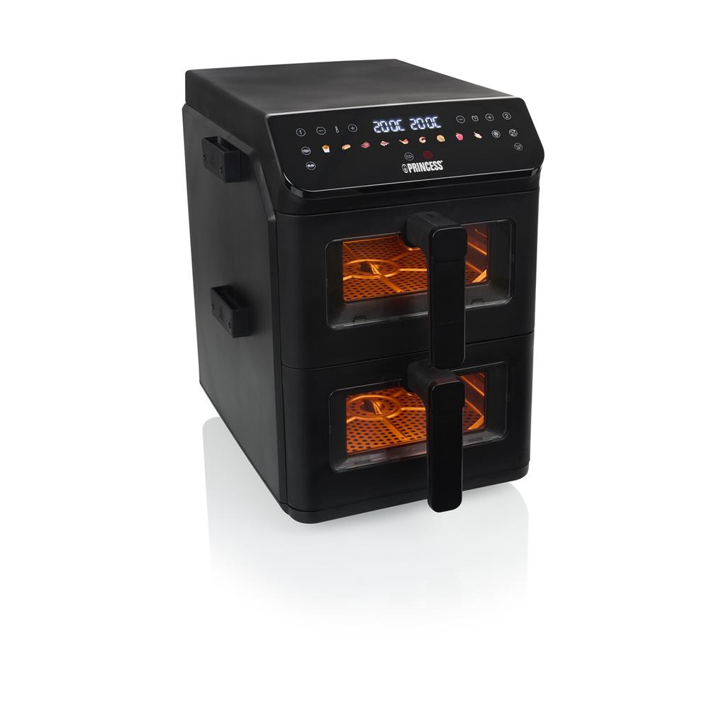 Princess Double Stack Airfryer - 182490 - Power 3000 W - Capacity 11.2 L - Black