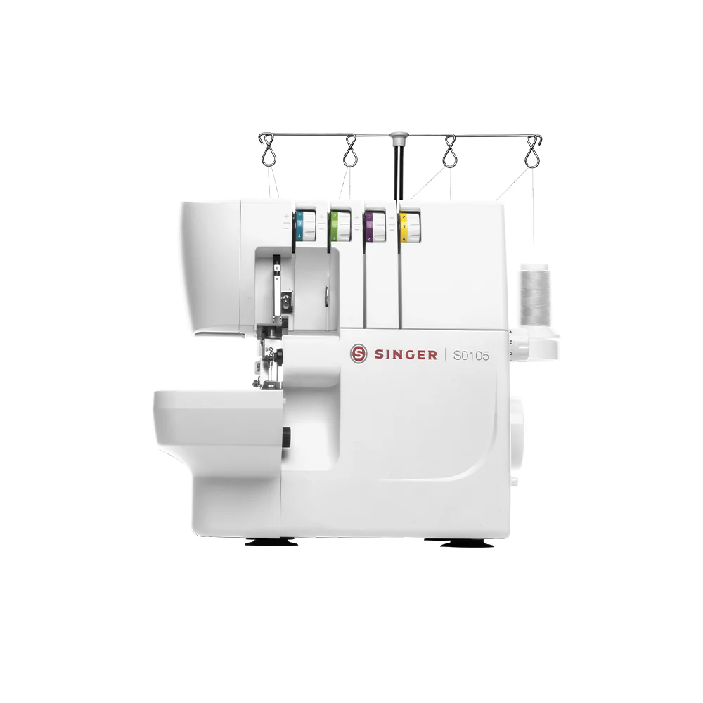 Singer - S0105 - Overlock - Number of stitches 6 - Number of buttonholes 0 - White