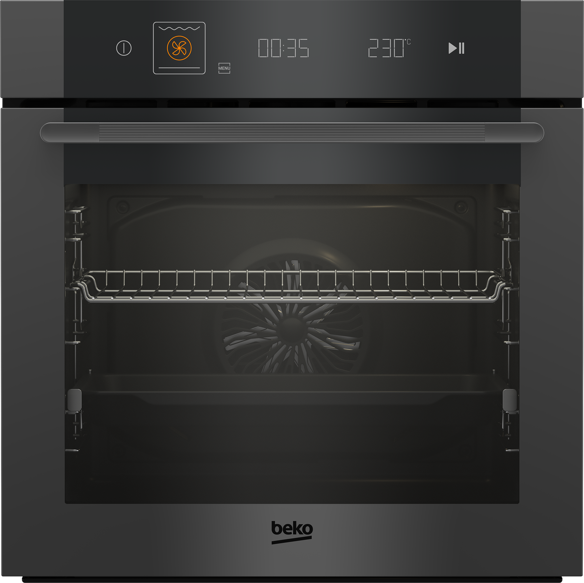 BEKO Oven - MBBIM10600MTPSWE - 72 L - Electric - Pyrolysis - Electronic - Steam function - Height 59.5 cm - Width 59.4 cm - Black