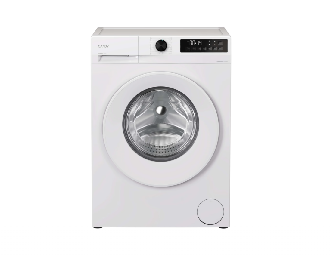 Candy - Washing machine - GD 48S6-S - Energy efficiency class A - Front loading - Washing capacity 8 kg - 1400 RPM - Depth 53 cm - Width 60 cm - Display - LED - Steam function - White