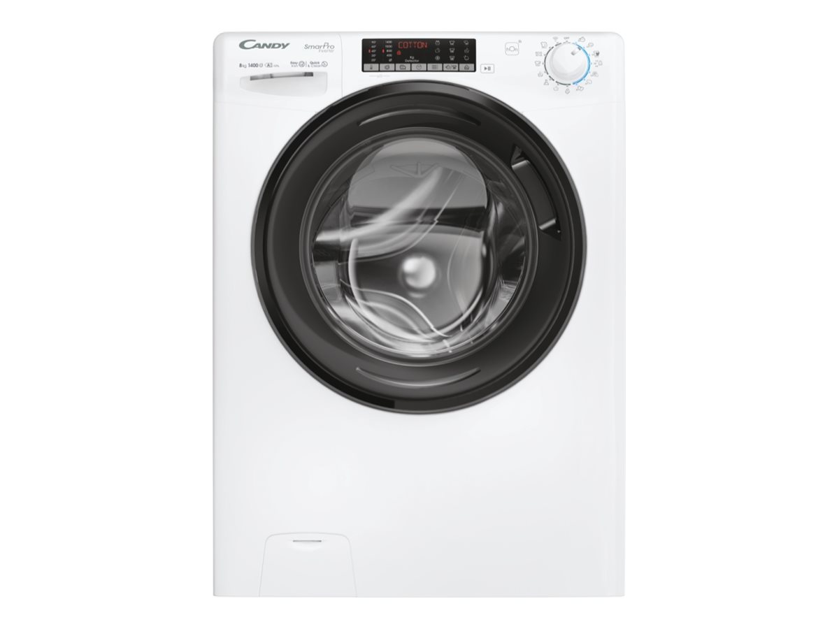 Candy - Washing machine - CSO486TWMB6/1-S - Energy efficiency class A - Front loading - Washing capacity 8 kg - 1400 RPM - Depth 54 cm - Width 60 cm - Display - Digital - Steam function - Wi-Fi