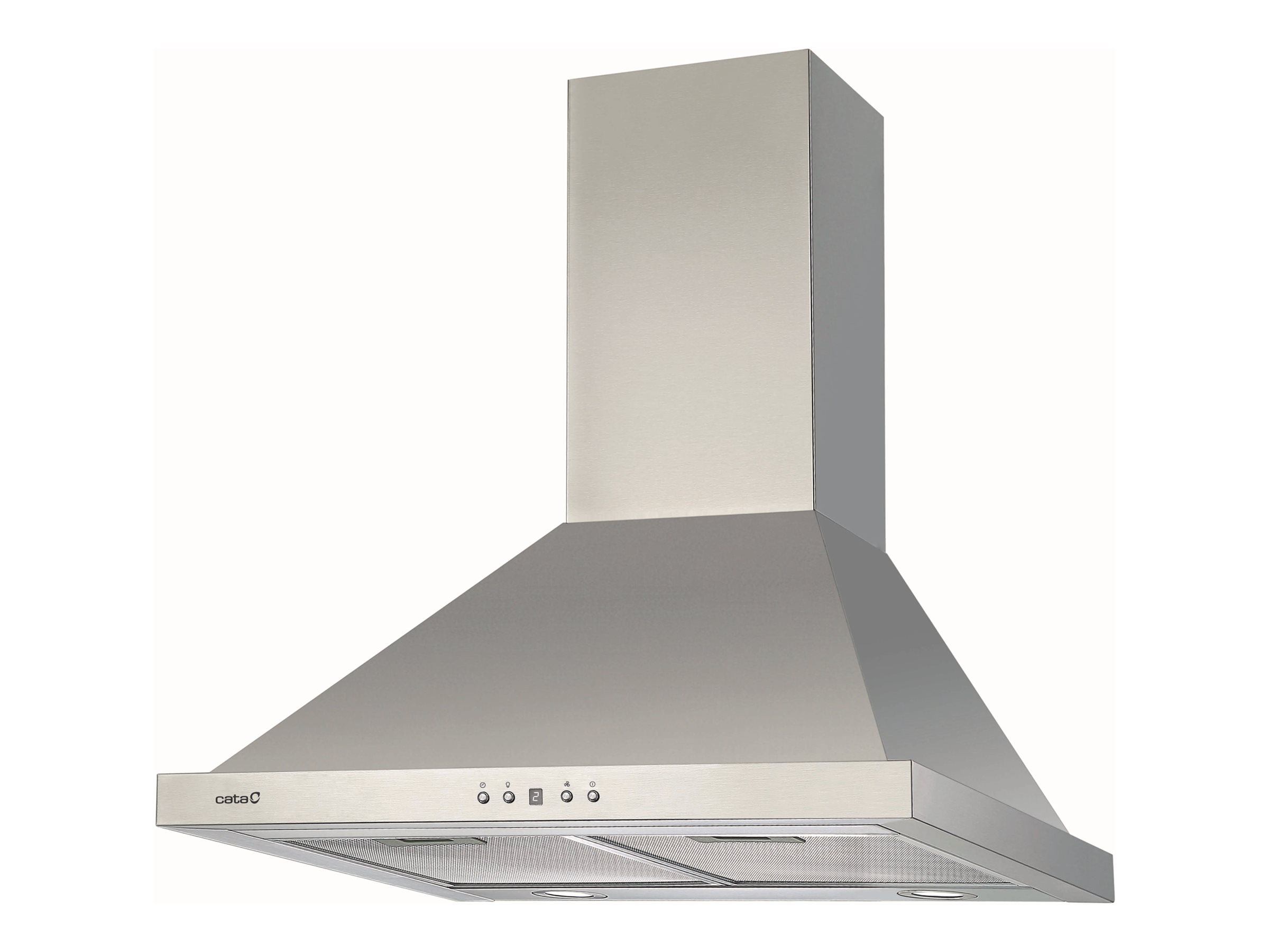 CATA BETA PRO 6000 X - Hood - Wall mounted - Energy efficiency class A - Width 60 cm - 990 m³/h - Mechanical control - LED - Stainless steel