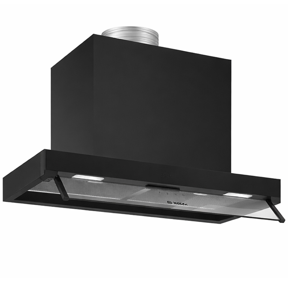 Bosch DBB65CC60 - Hood - Canopy - Energy efficiency class B - Width 60 cm - Mechanical - 582 m³/h - Matte Black - LED