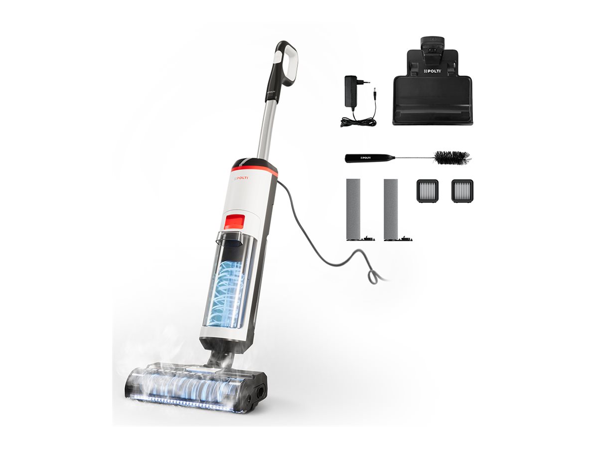 Polti Corded Steam Cleaner - RollySteam WD10 - Power 750 W - Water tank capacity 0.6 L - White/Black