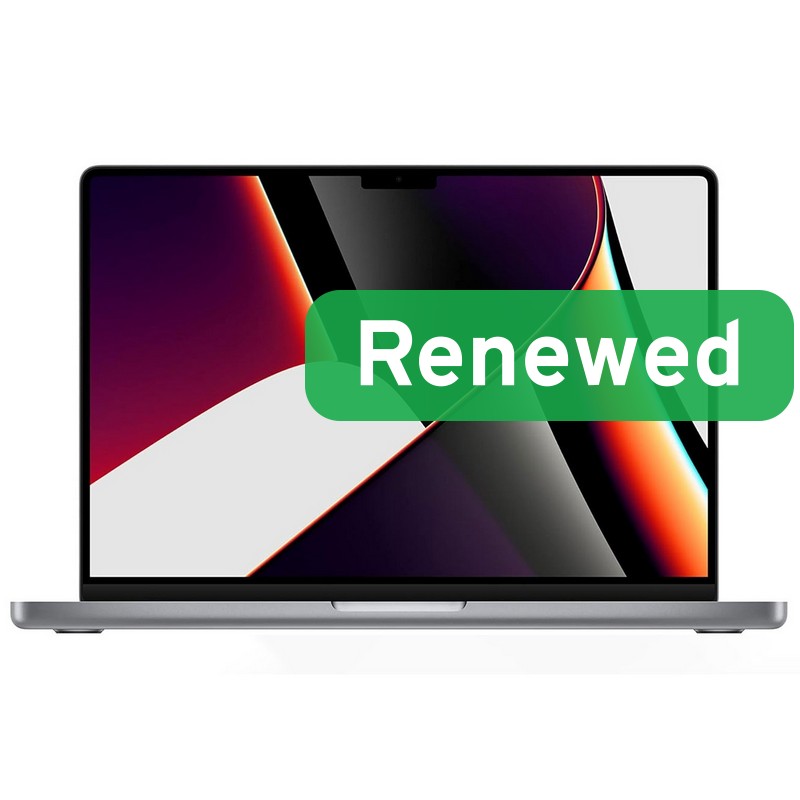 Apple Renewed Grade C - MacBook Pro 14 A2442 - 14 " - 16 GB - SSD - 1000 GB - Apple M1 Pro 10-core CPU - macOS - Keyboard language US/RU
