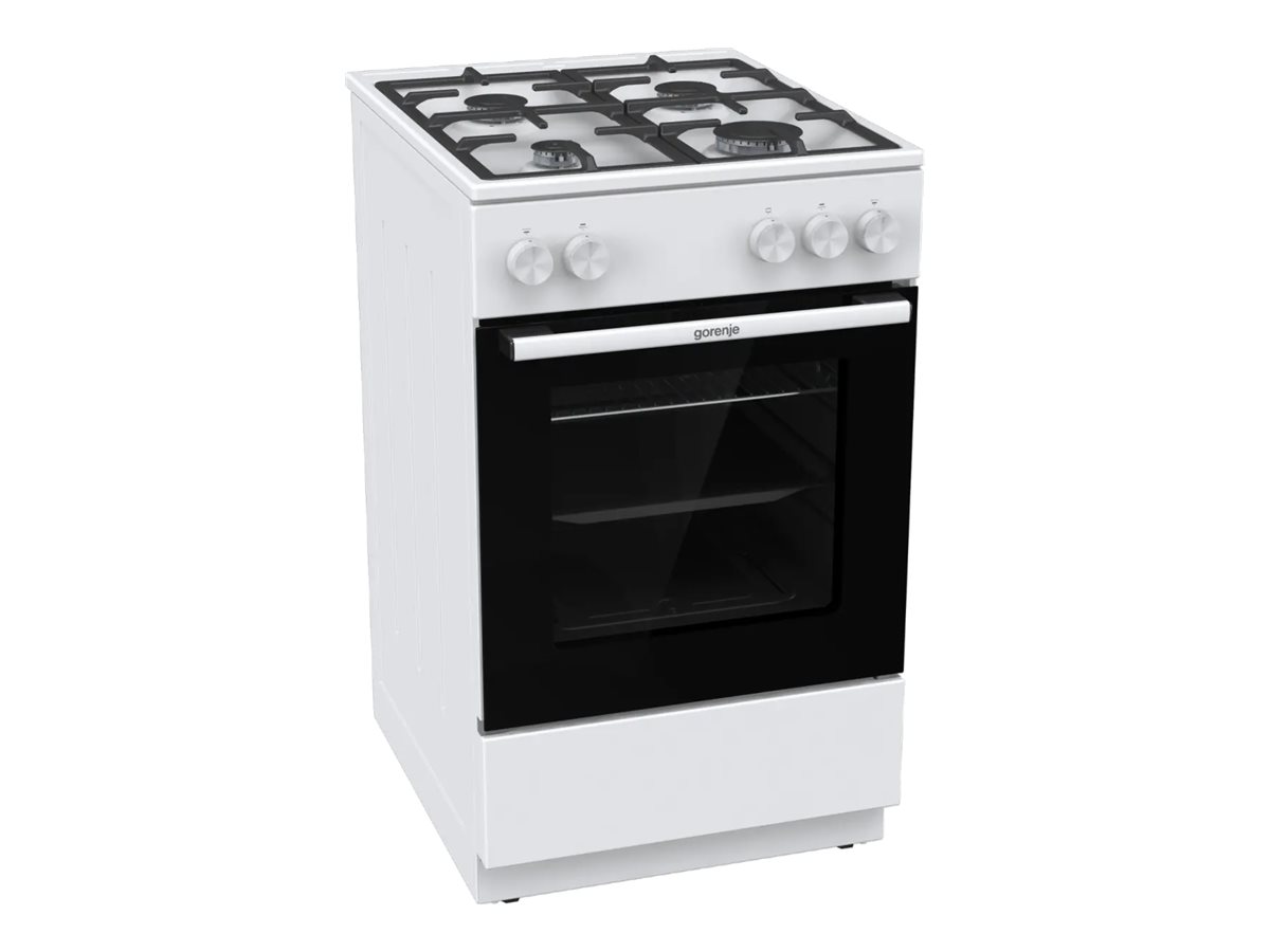 Gorenje GG5A10WFFM - Cooker - Hob type Gas - Oven type Gas - White - Width 50 cm - Grilling - Depth 59.4 cm - 70 L