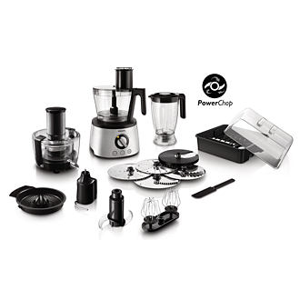 Philips - Avance Collection - Food processor HR7778/00 - 1300 W - Number of speeds 12 - Bowl capacity 3.4 L - Stainless steel