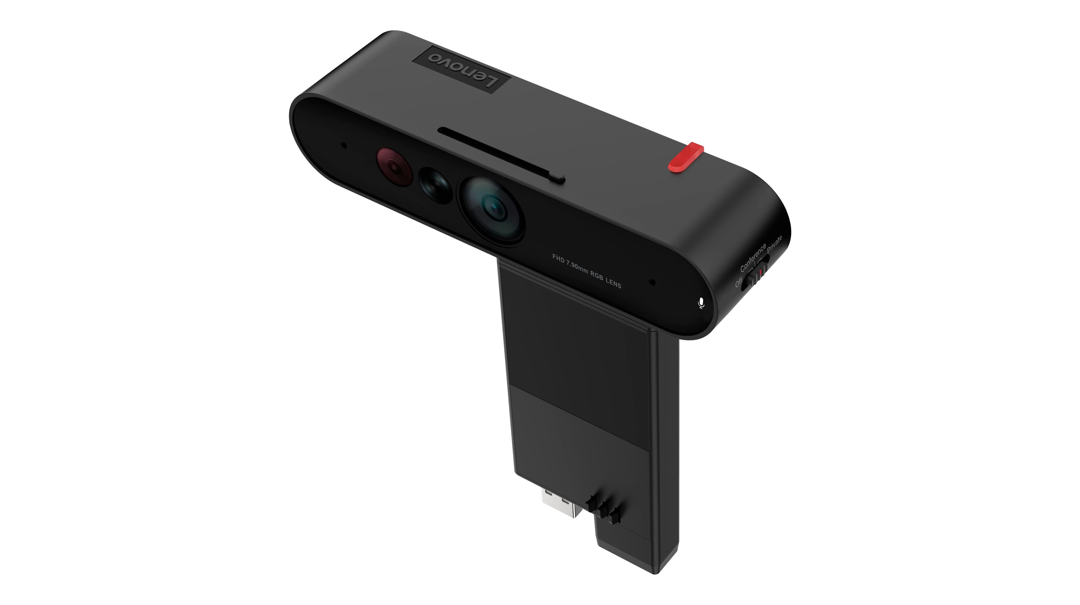 Lenovo - ThinkVision MC60 Monitor Webcam - Infrared cam, Windows Hello support