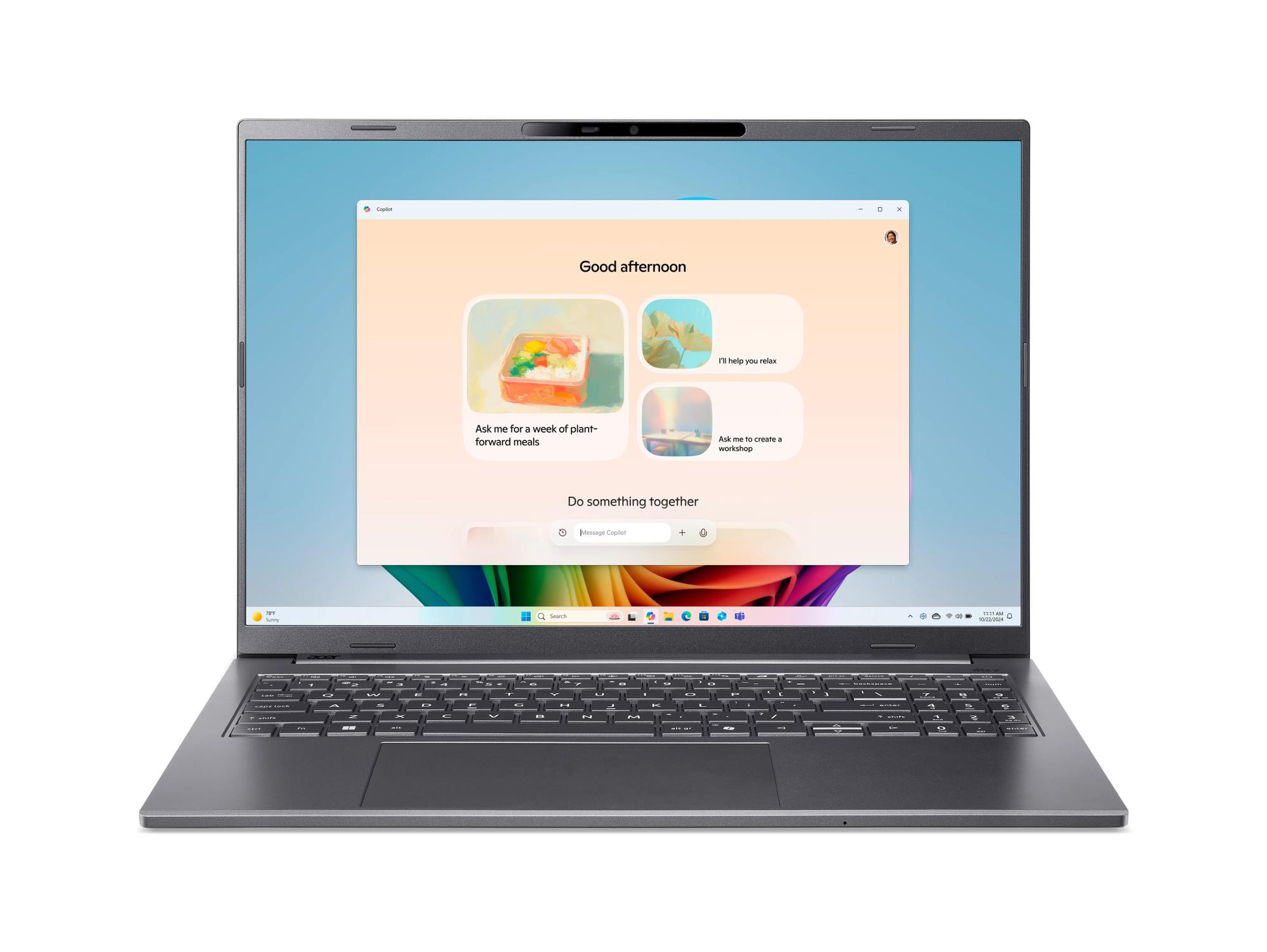 Notebook|ACER|Aspire|Aspire 16 AI|CPU Qualcomm Snapdragon|X1-26-100|3 GHz|16 "|1920 x 1200 pixels|RAM 32 GB|LPDDR5x-SDRAM|SSD 1000 GB|Discrete graphics Not available|On-board graphics Yes|Numeric keypad Yes|OS installed Windows 11 Home|Colour Grey|Weight 
