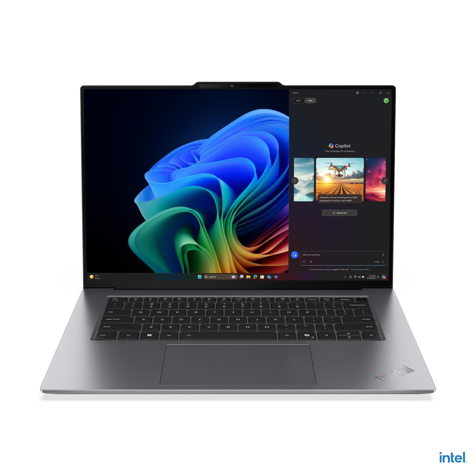 Lenovo ThinkPad X9-15 G1 Intel - Grey - 15.3 " - OLED - 2.8K - 2880 x 1800 pixels - Intel Core Ultra 5 - 228V - 32 GB - Soldered LPDDR5x - Solid-state drive capacity 512 GB - Intel Arc Graphics 130V - Windows 11 Pro - 802.11be - Bluetooth version 5.4 - Ke